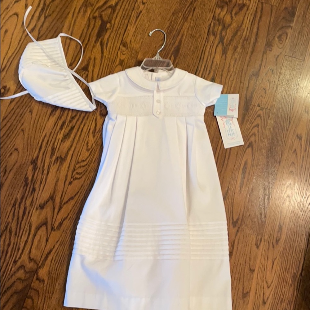 Vive la fete boys christening gown